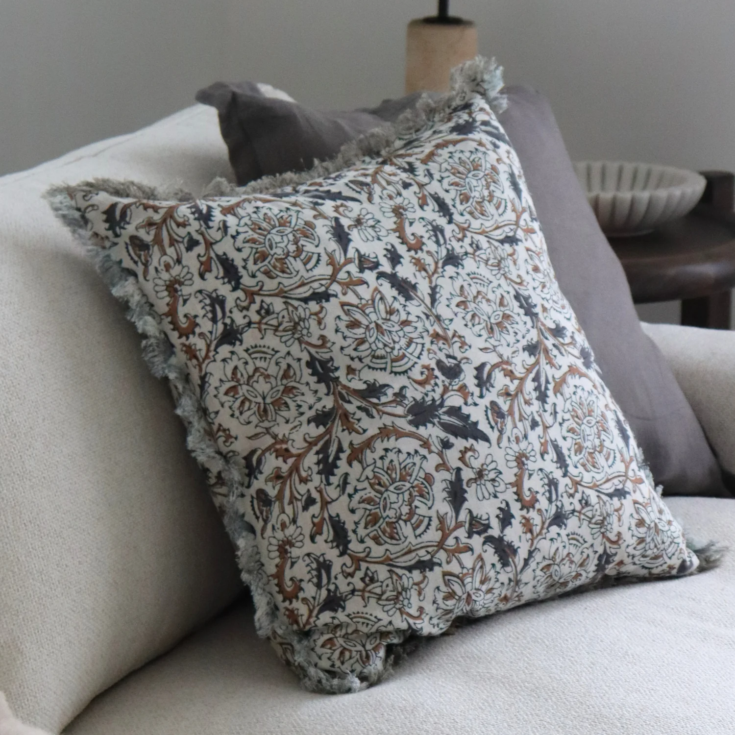 Mosaic Rosehill Block Print Toss Pillow - Image 5