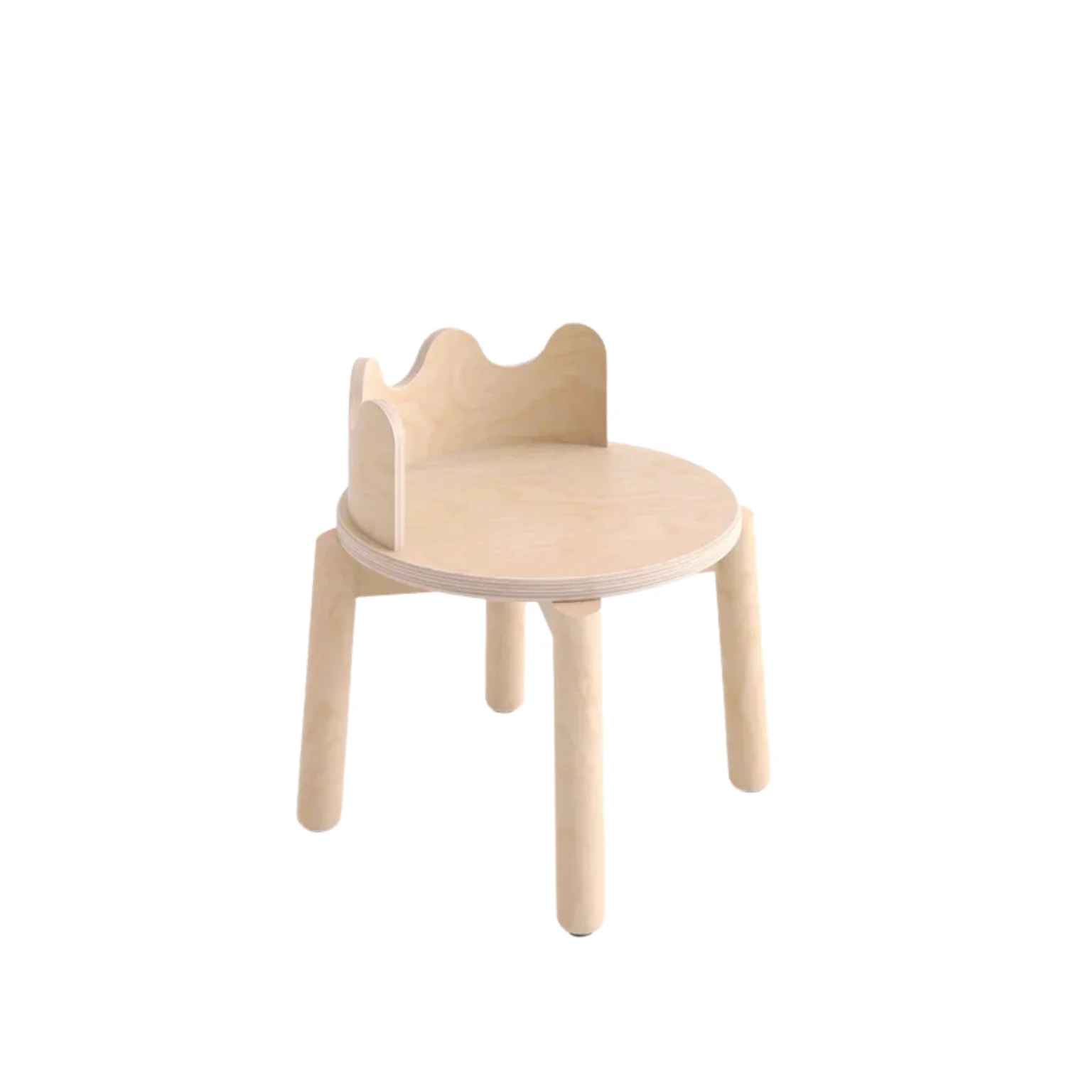 Oeuf Kids Moss Birch Chair - Image 5