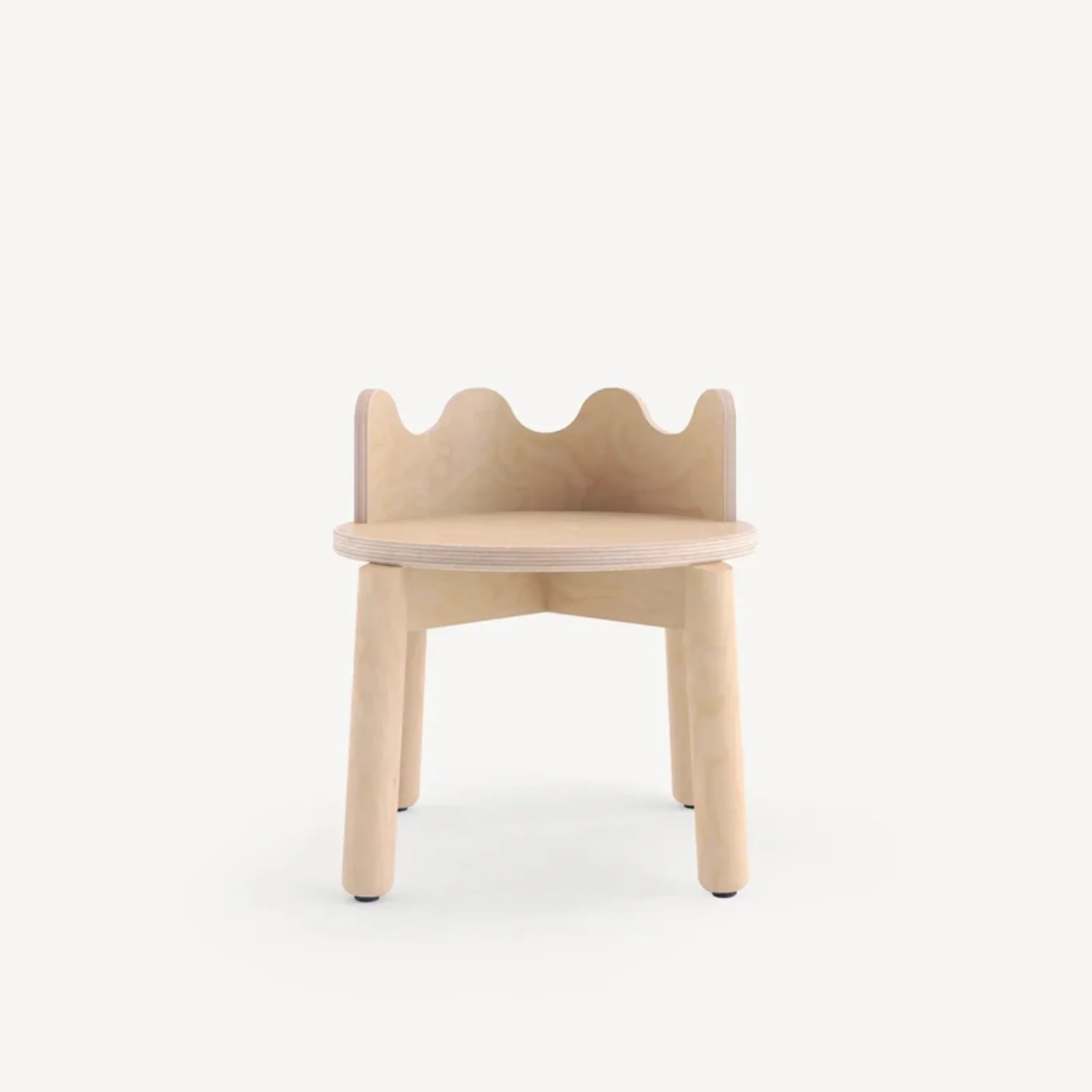 Oeuf Kids Moss Birch Chair - Image 7