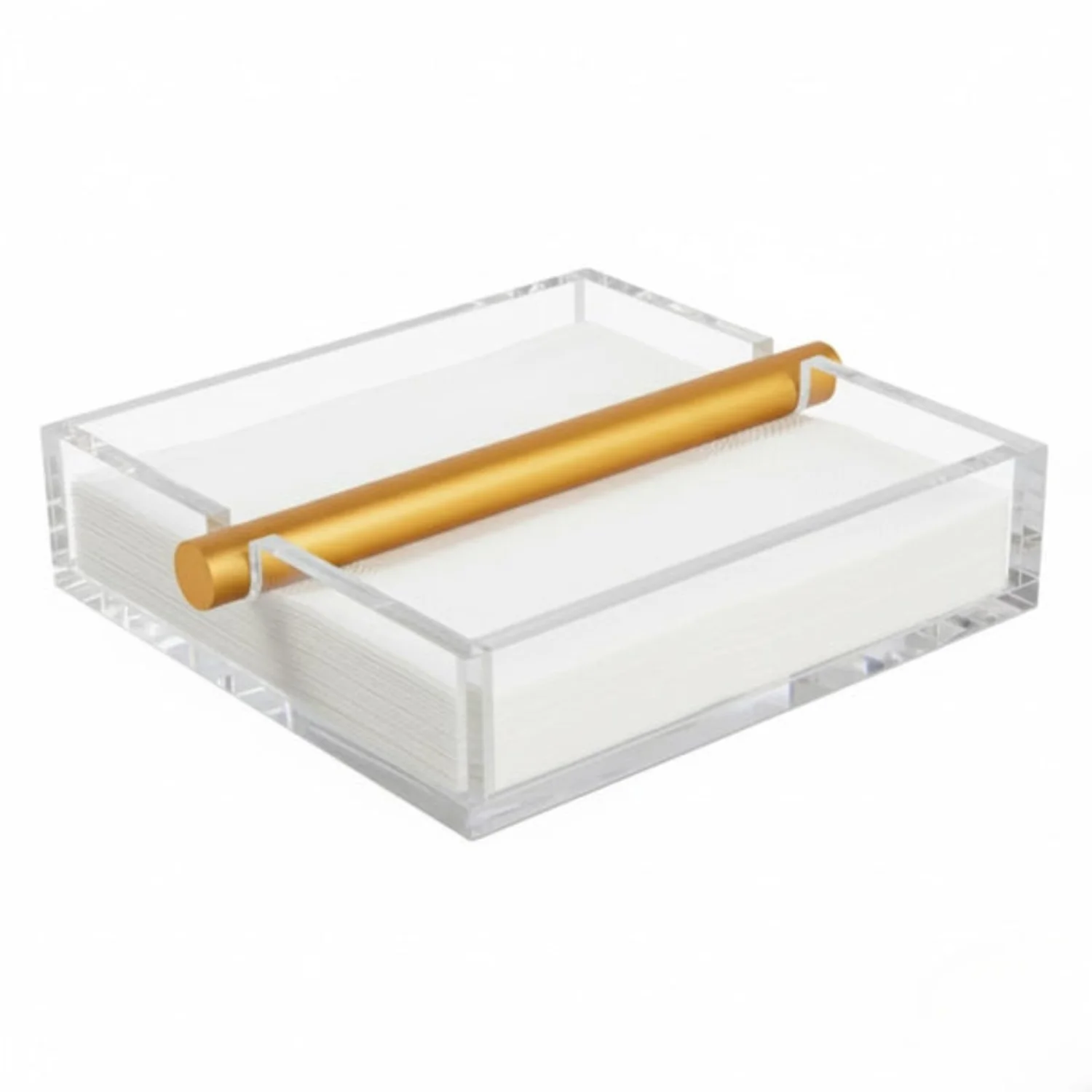 Napkin Holder- Gold - Image 6