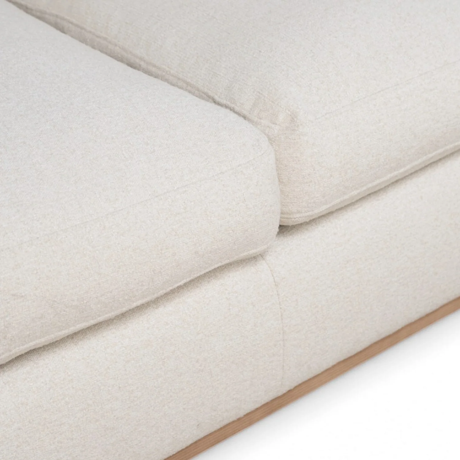 Nassau 120" Chaise Sectional - Mellow Ivory - Image 11