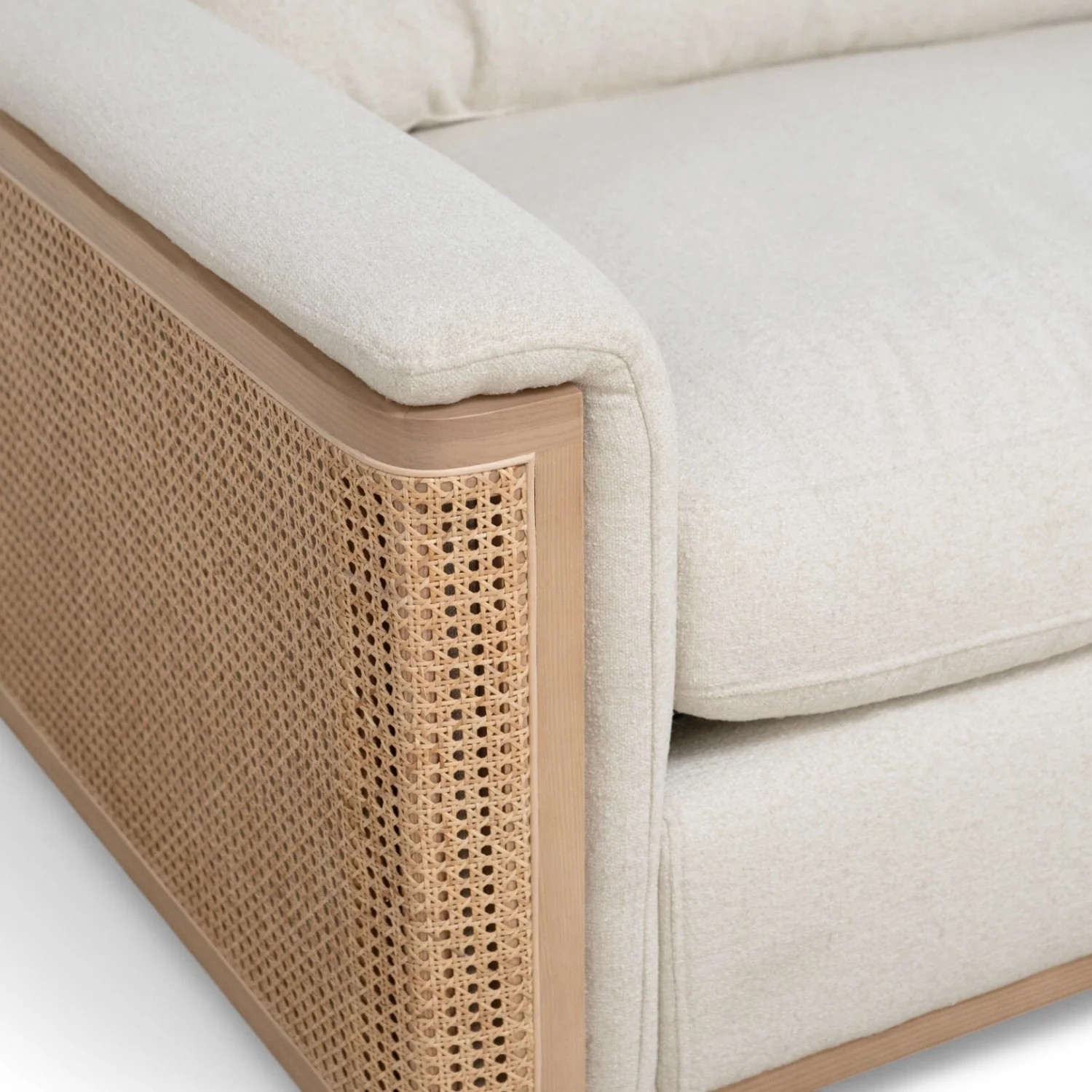 Nassau 120" Chaise Sectional - Mellow Ivory - Image 7