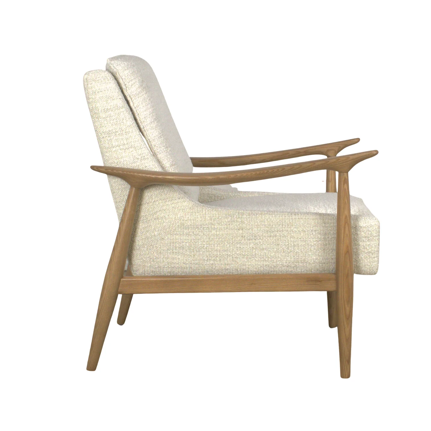 Nassau Lounge Chair - Pearl Boucle - Image 7