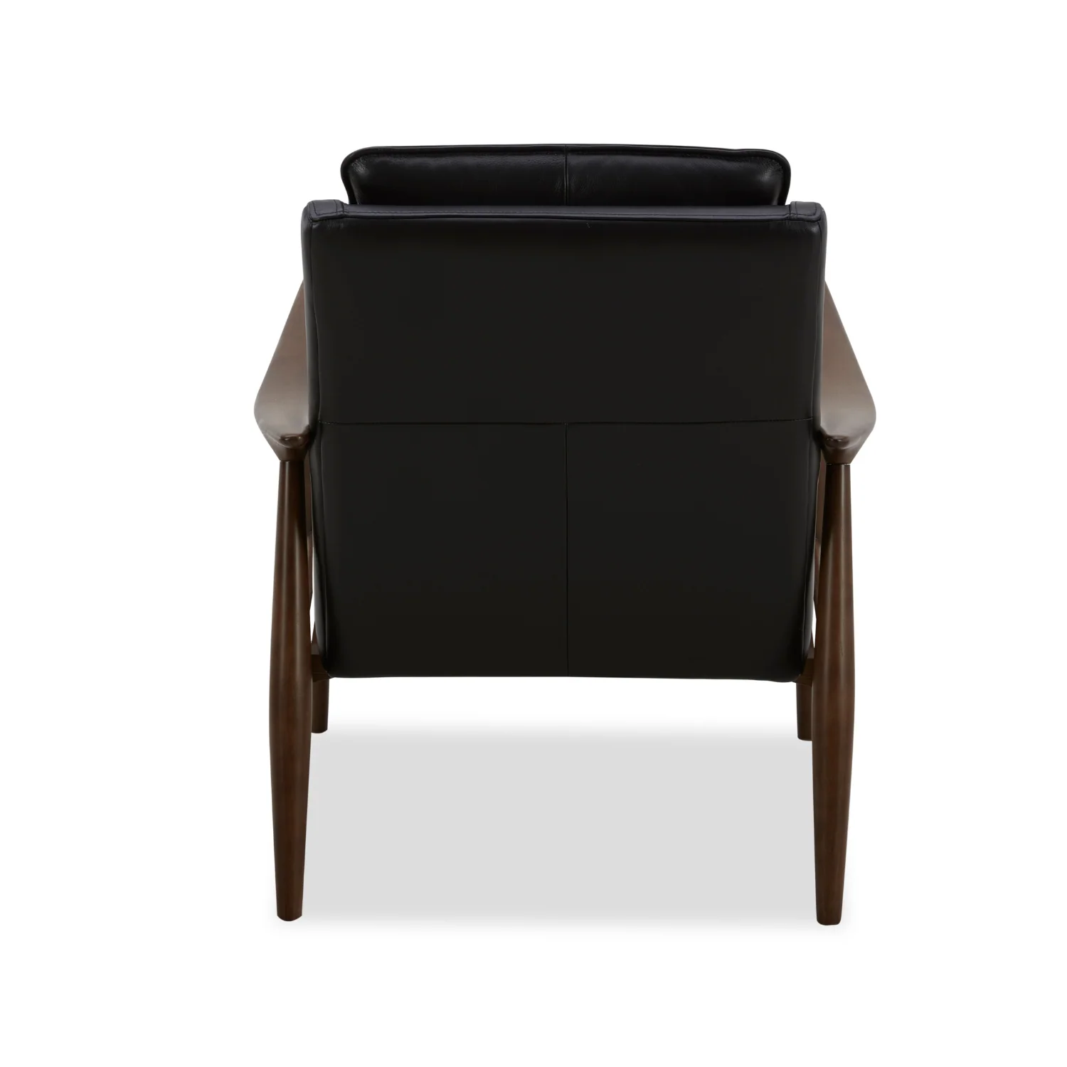Nassau Lounge Chair - Onyx Leather - Image 11