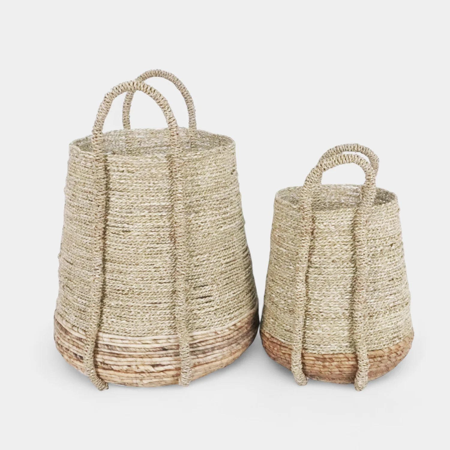 Nelson Natural Abaca Basket w/ Handles - Image 7