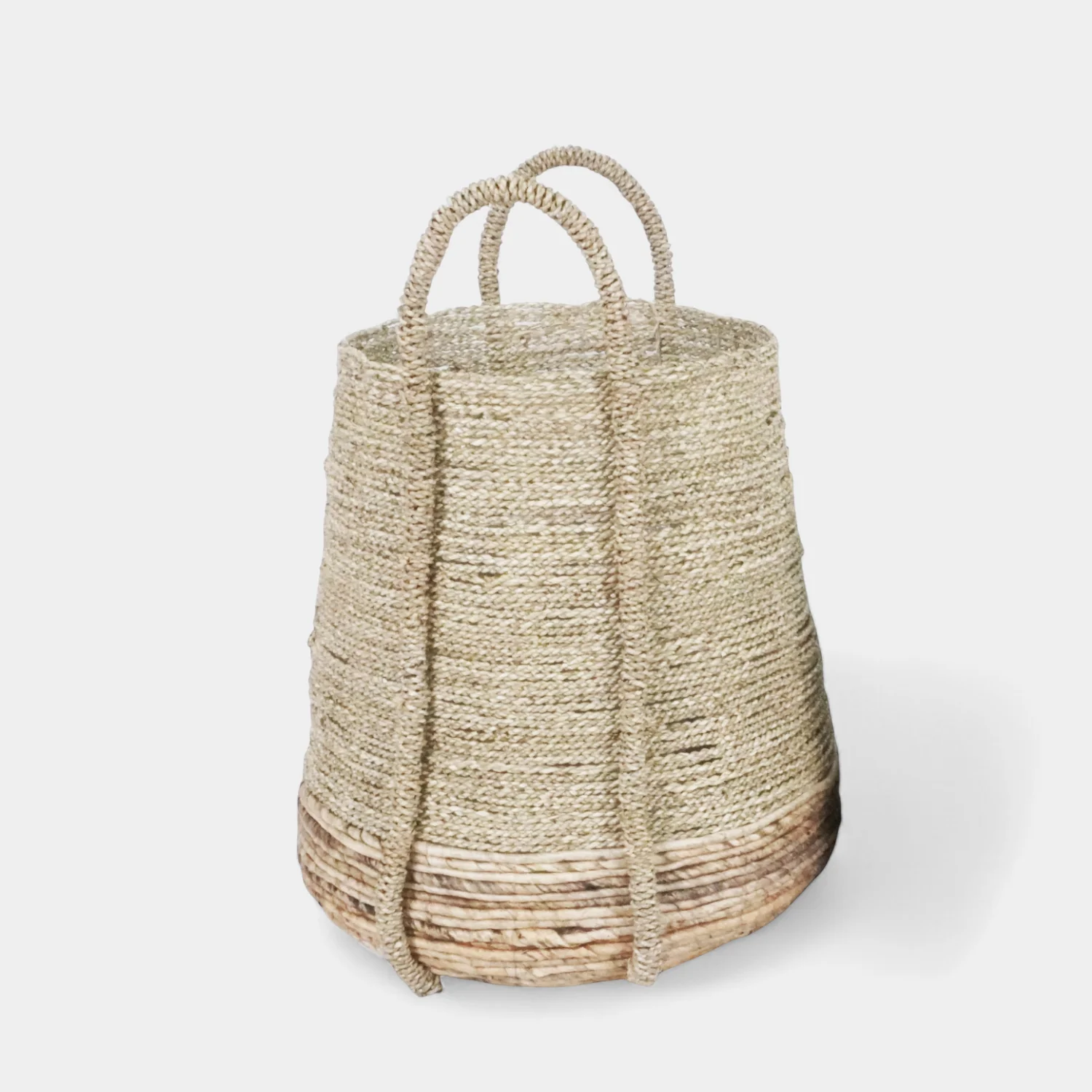 Nelson Natural Abaca Basket w/ Handles - Image 9