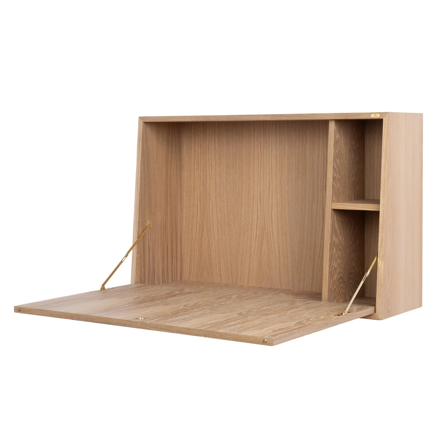 Noa Oak Wall Mounted Desk - Image 6