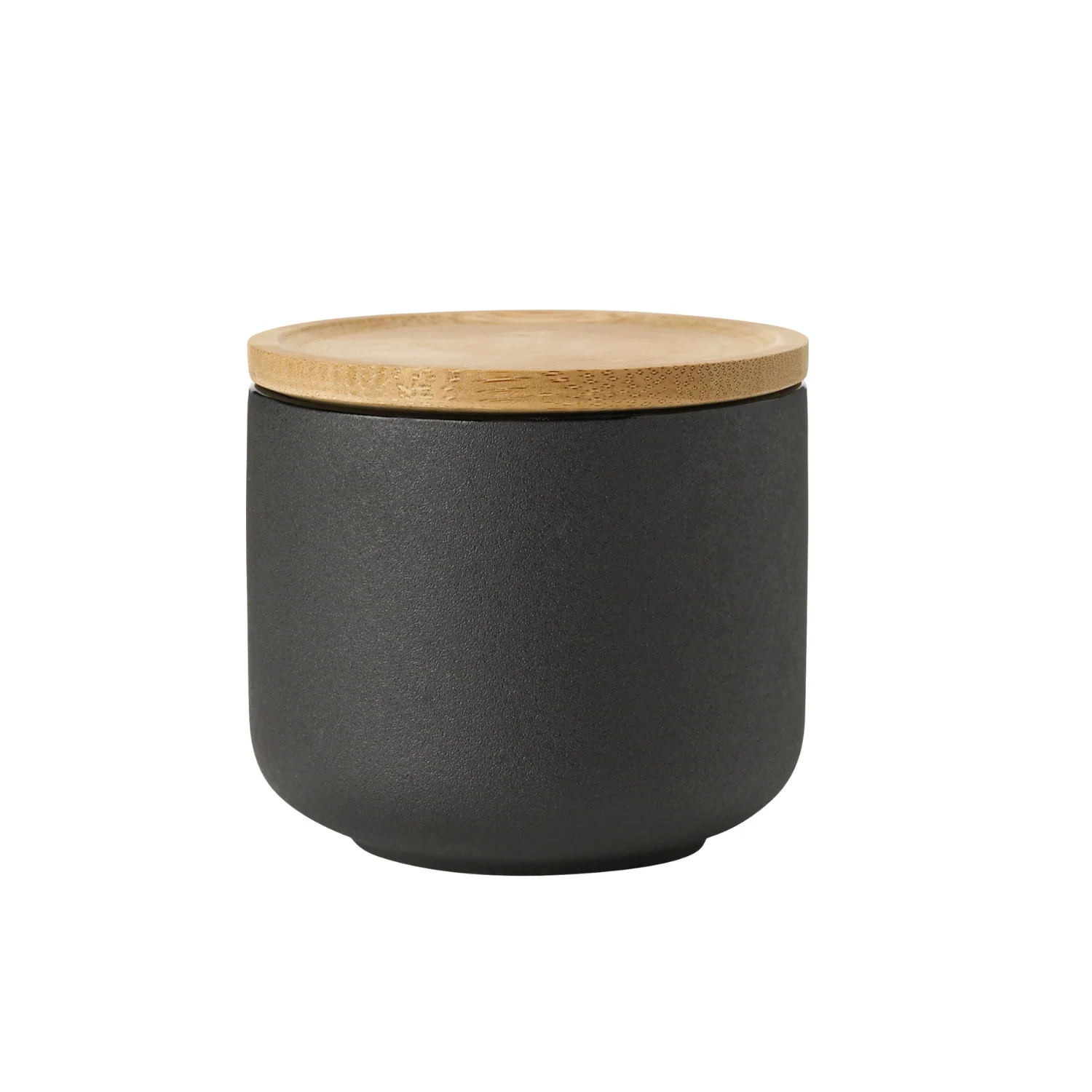 Nordic Matte Black 7oz Stoneware Mug w/ Coaster - Image 3