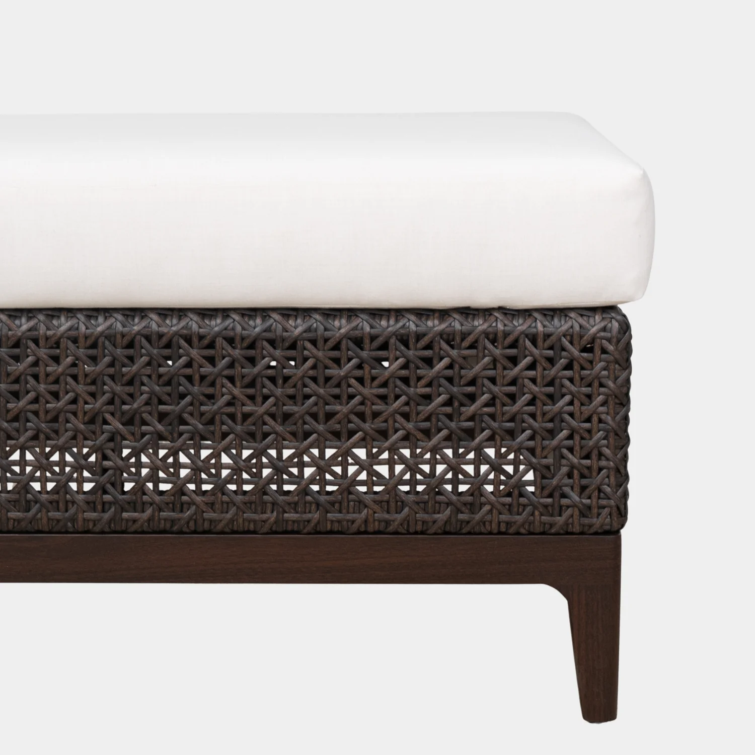 Nottingham Espresso Wicker Chaise Lounge - Image 6