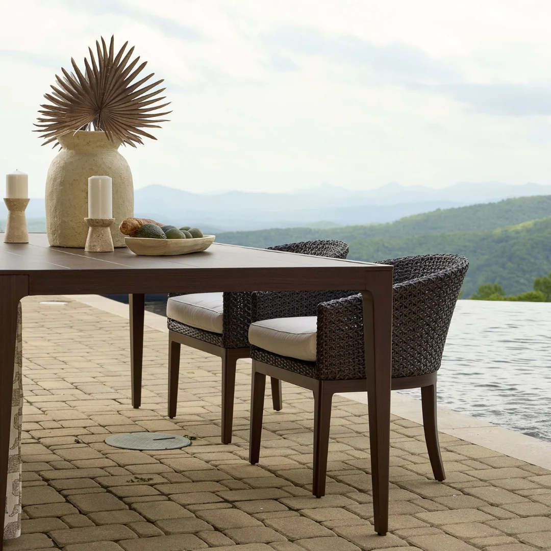Nottingham Espresso Wicker Dining Chair - Image 2