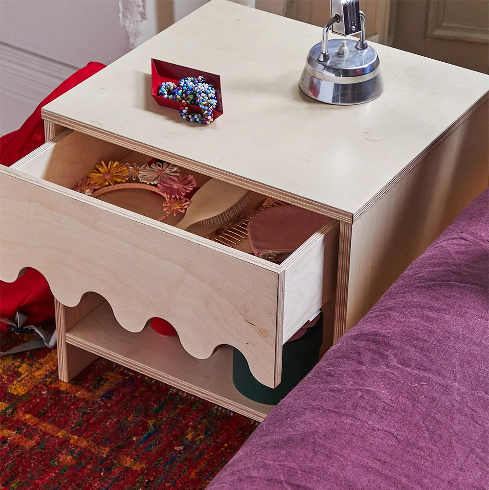 Oeuf Kids Moss Birch Nightstand - Image 7