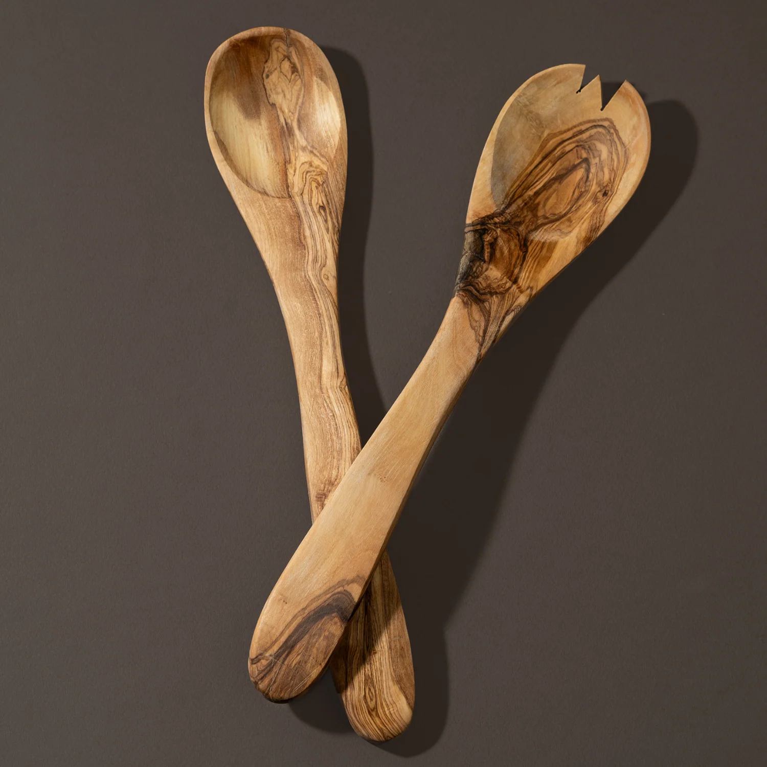 Olivewood Salad Serving Set
