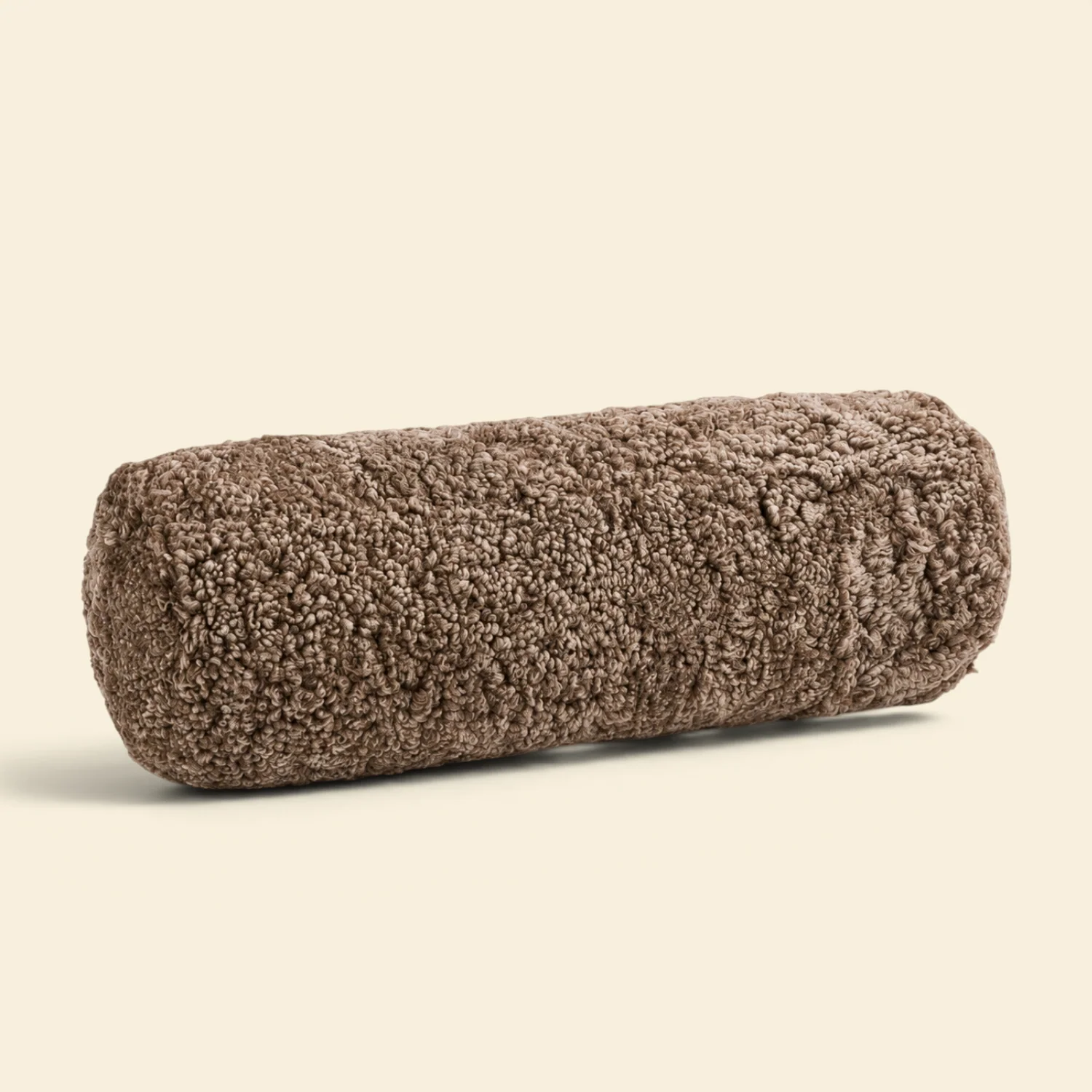 Oslo Sheepskin Bolster Pillow - Taupe