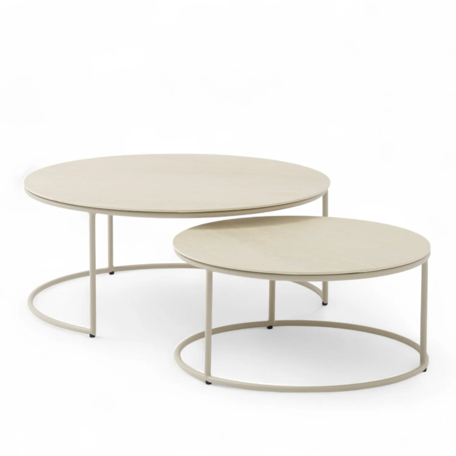 Ossington Beige Nesting Coffee Tables - Image 3