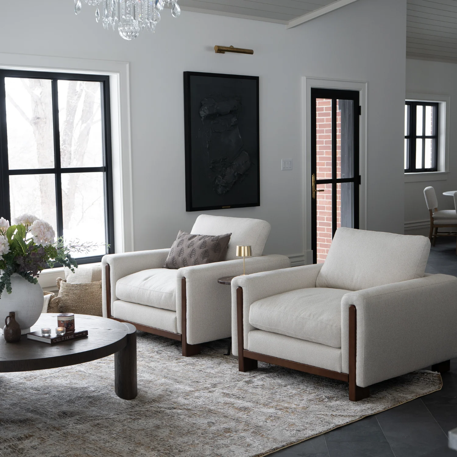 Ottawa Lounge Chair - Linen Weave - Image 7