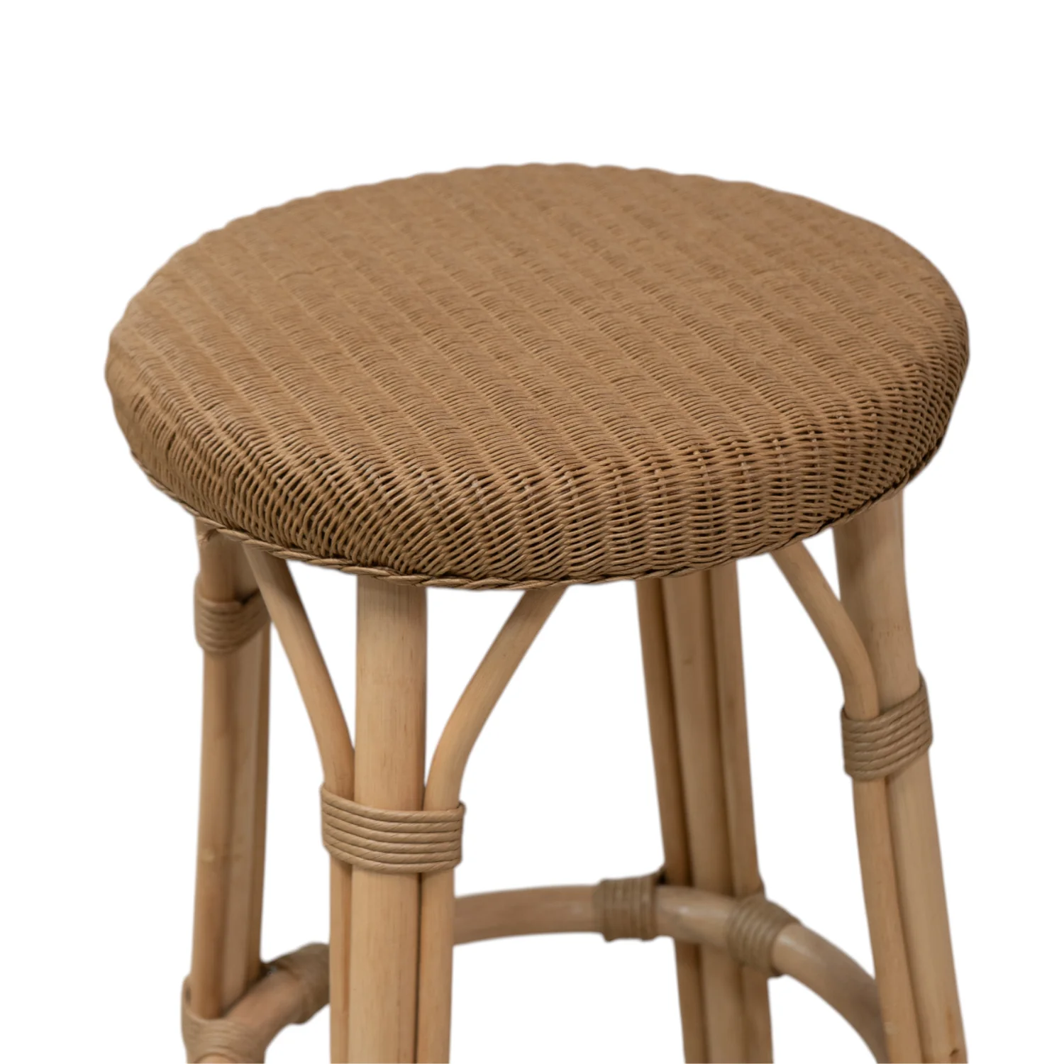 Portland Rattan Loom Counter Stool - Natural - Image 3