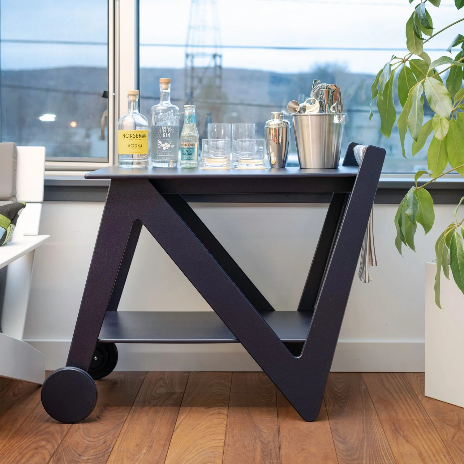 Loll Rapson Bar Cart - Image 4