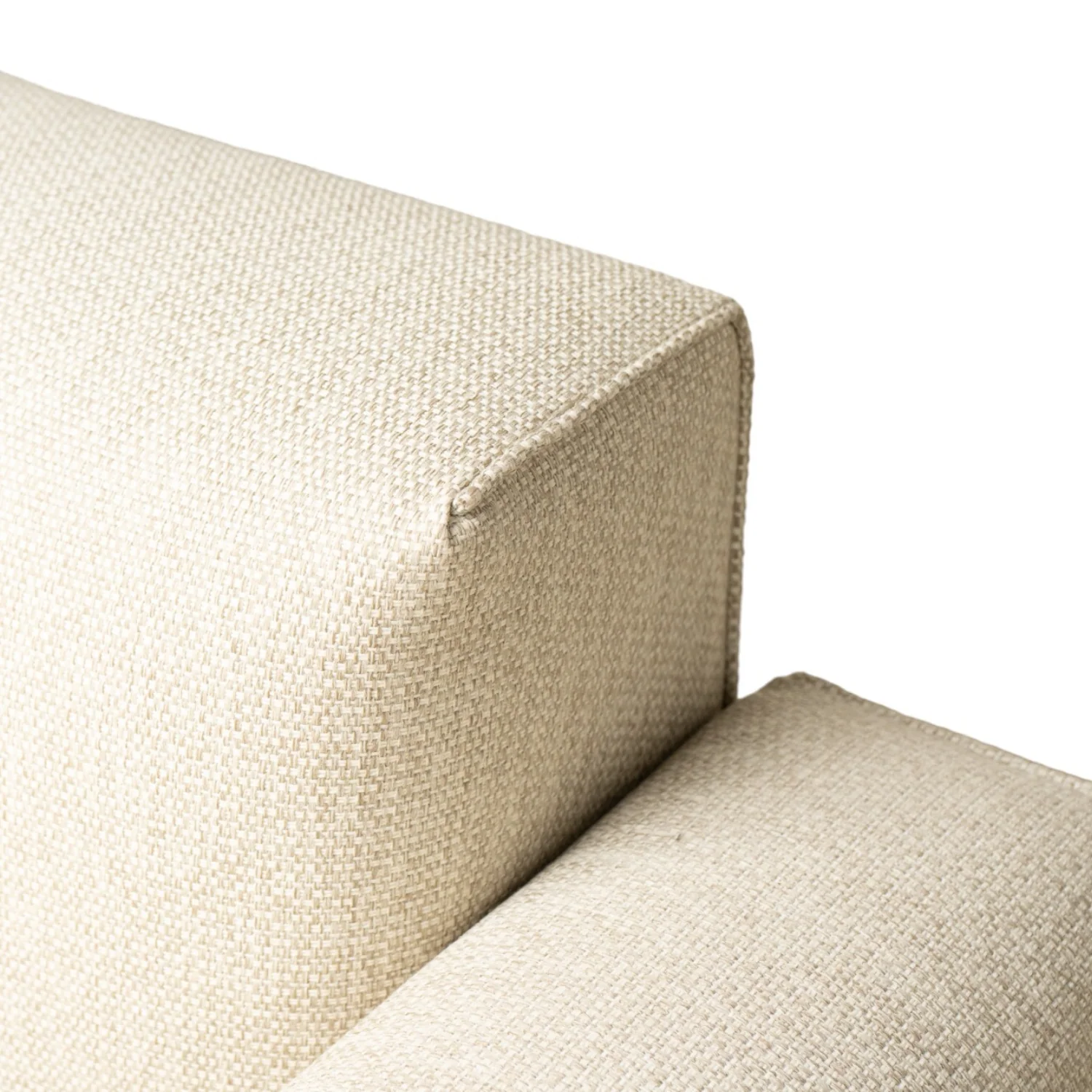 Rideau Fontelina Taupe 3-Piece Sectional - Mood Taupe - Image 5