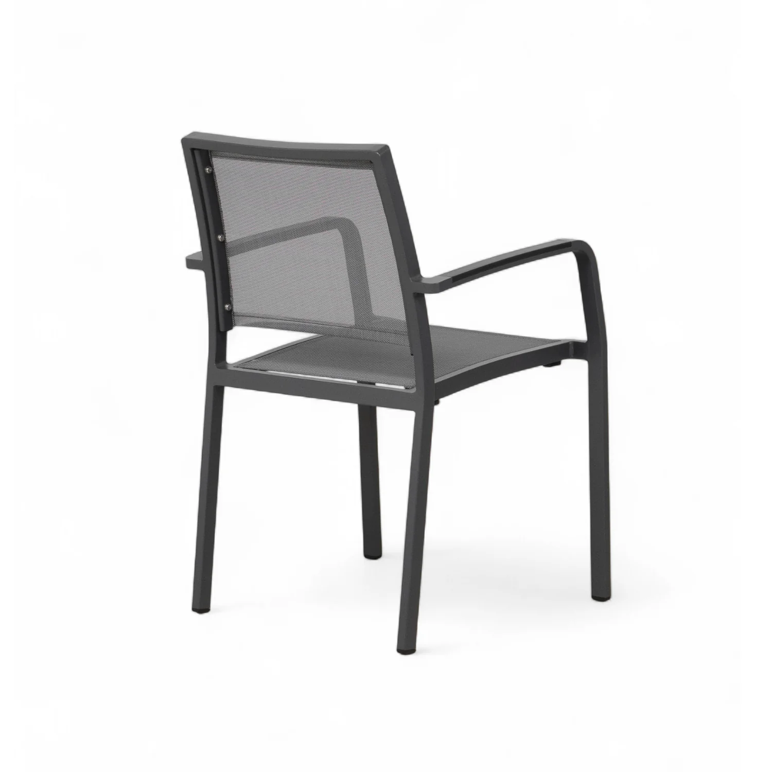 Ridge Sling Dining Arm Chair - Charcoal - Image 5
