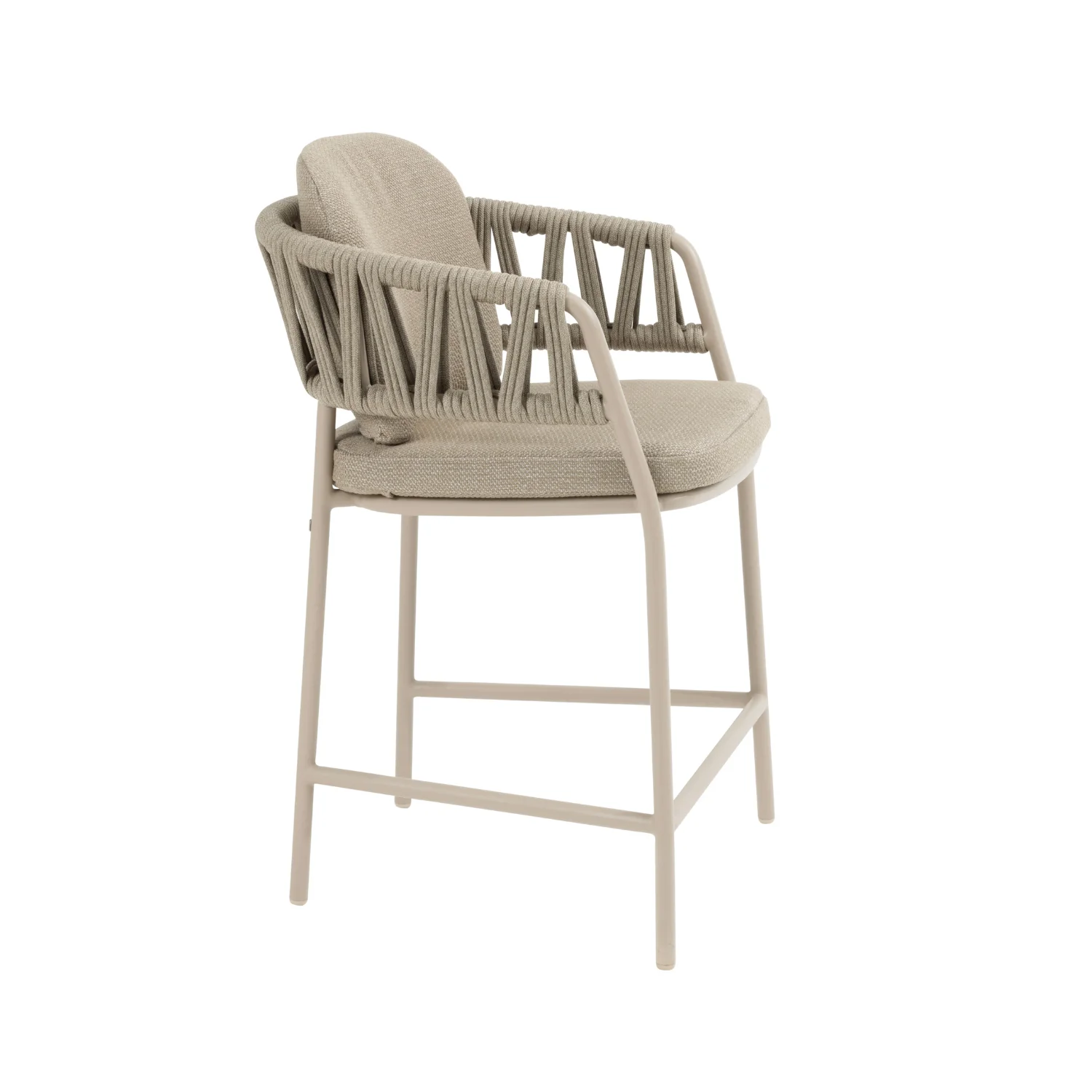 Rosseau Rope Counter Stool - Latte - Image 5