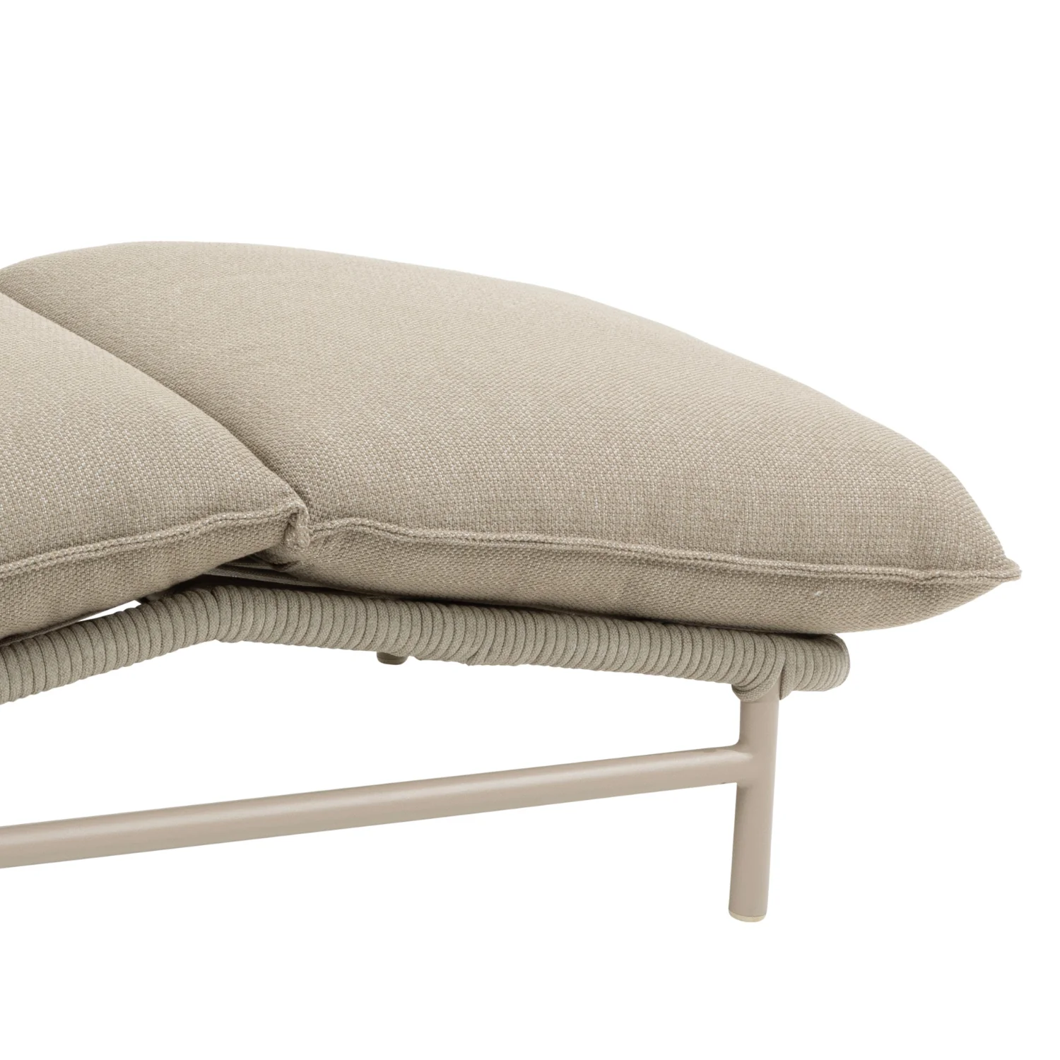 Rosseau Rope Sun Lounger - Latte - Image 9
