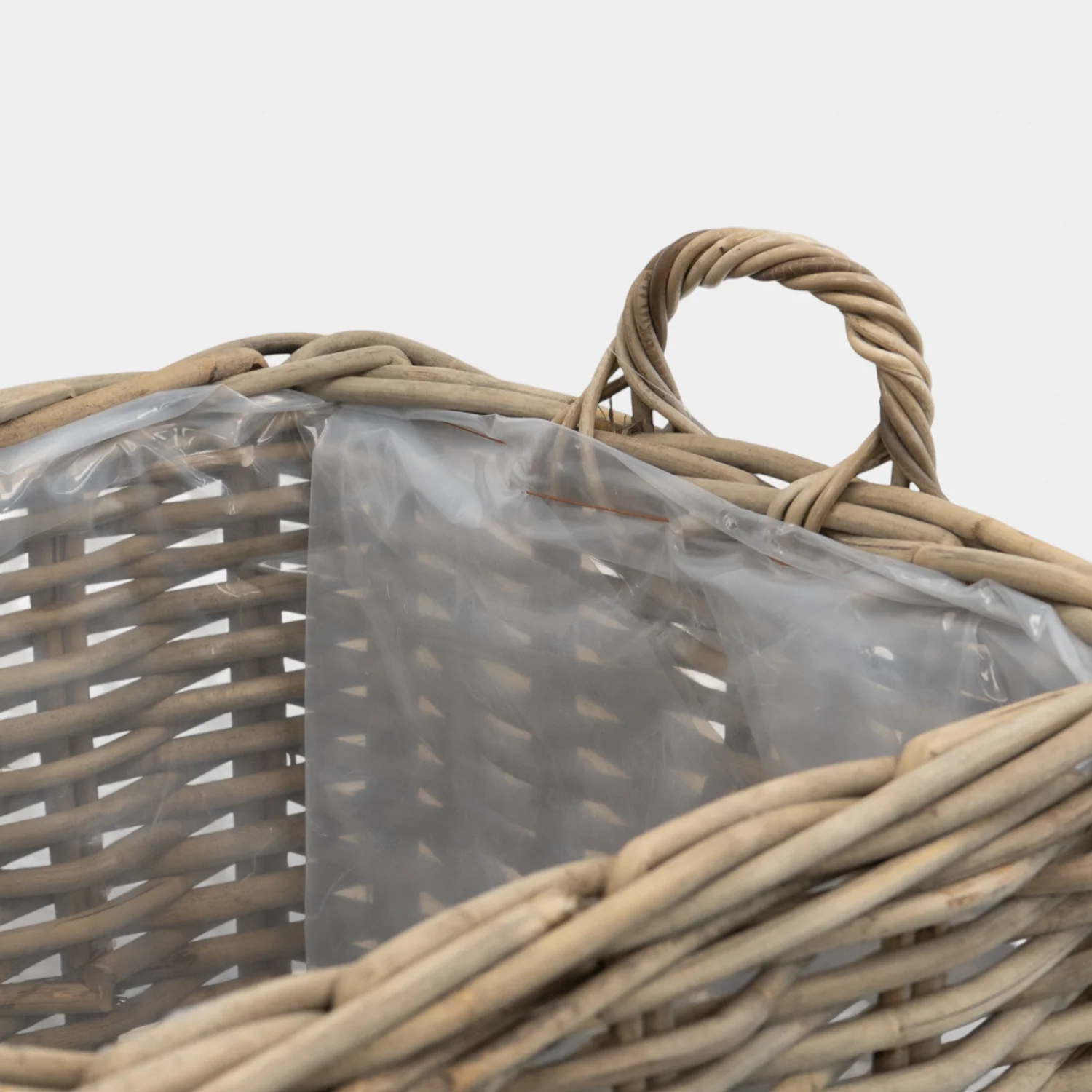 Sarnia Square Rattan Stackable Log Baskets - Image 9