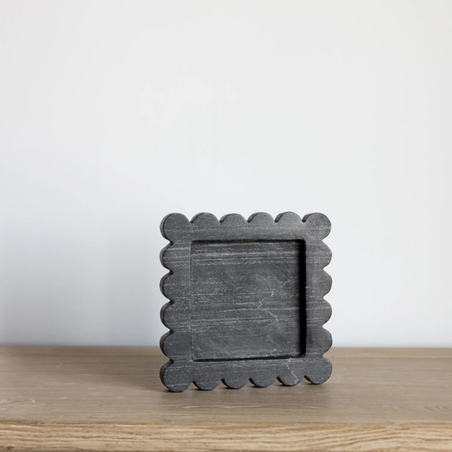 Scalloped Black Tray - Image 2