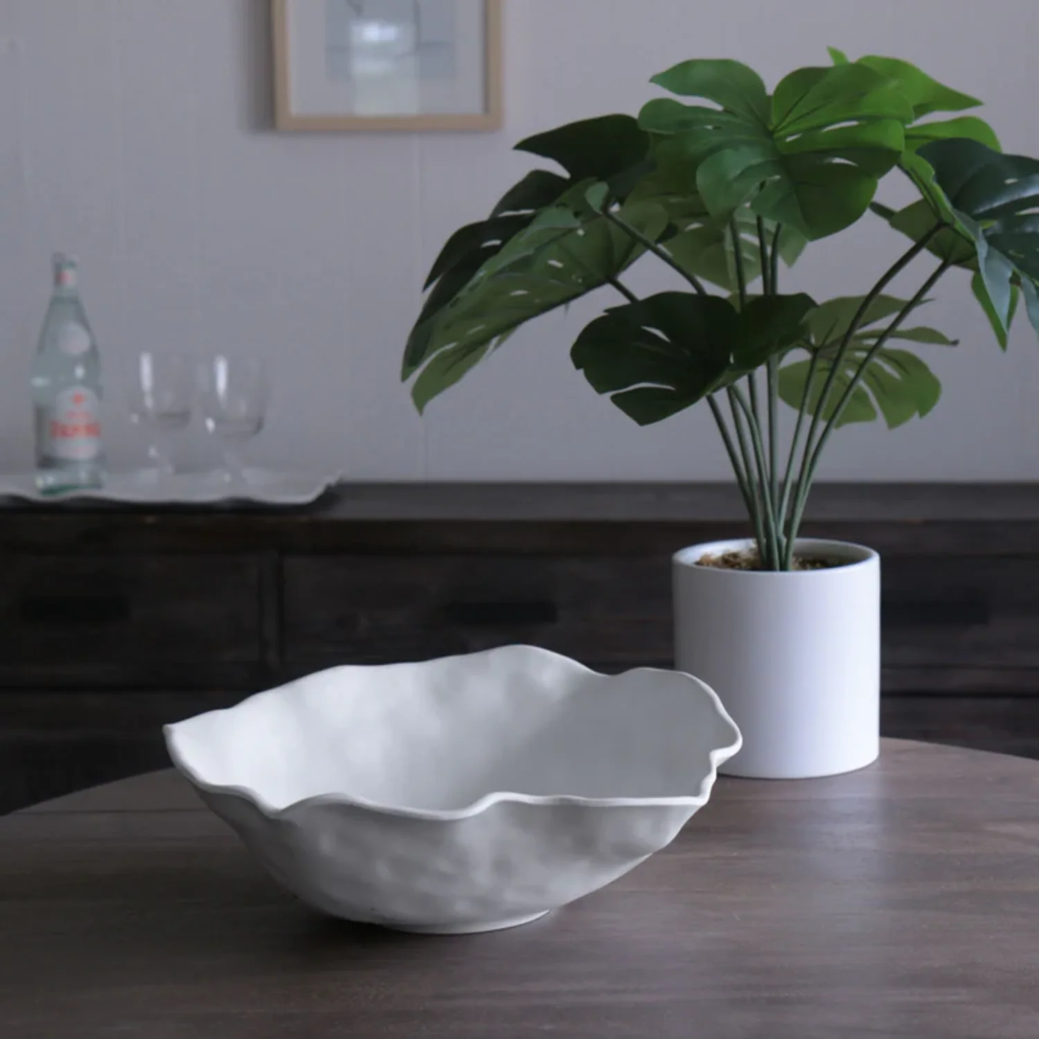 Sculpted Large Serving Bowl - Image 3