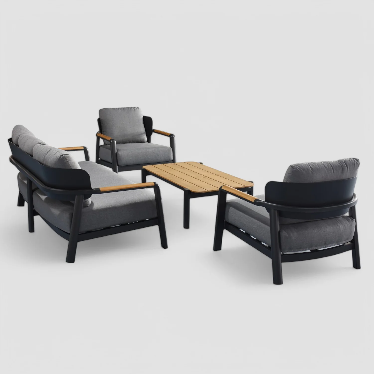 Sedona Charcoal Sofa - Image 10