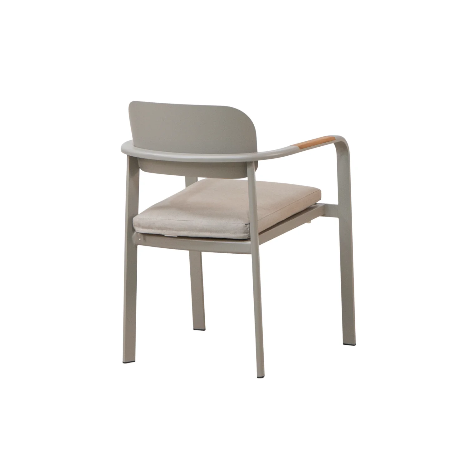 Sedona Dining Arm Chair with Cushion - Champagne Taupe - Image 3