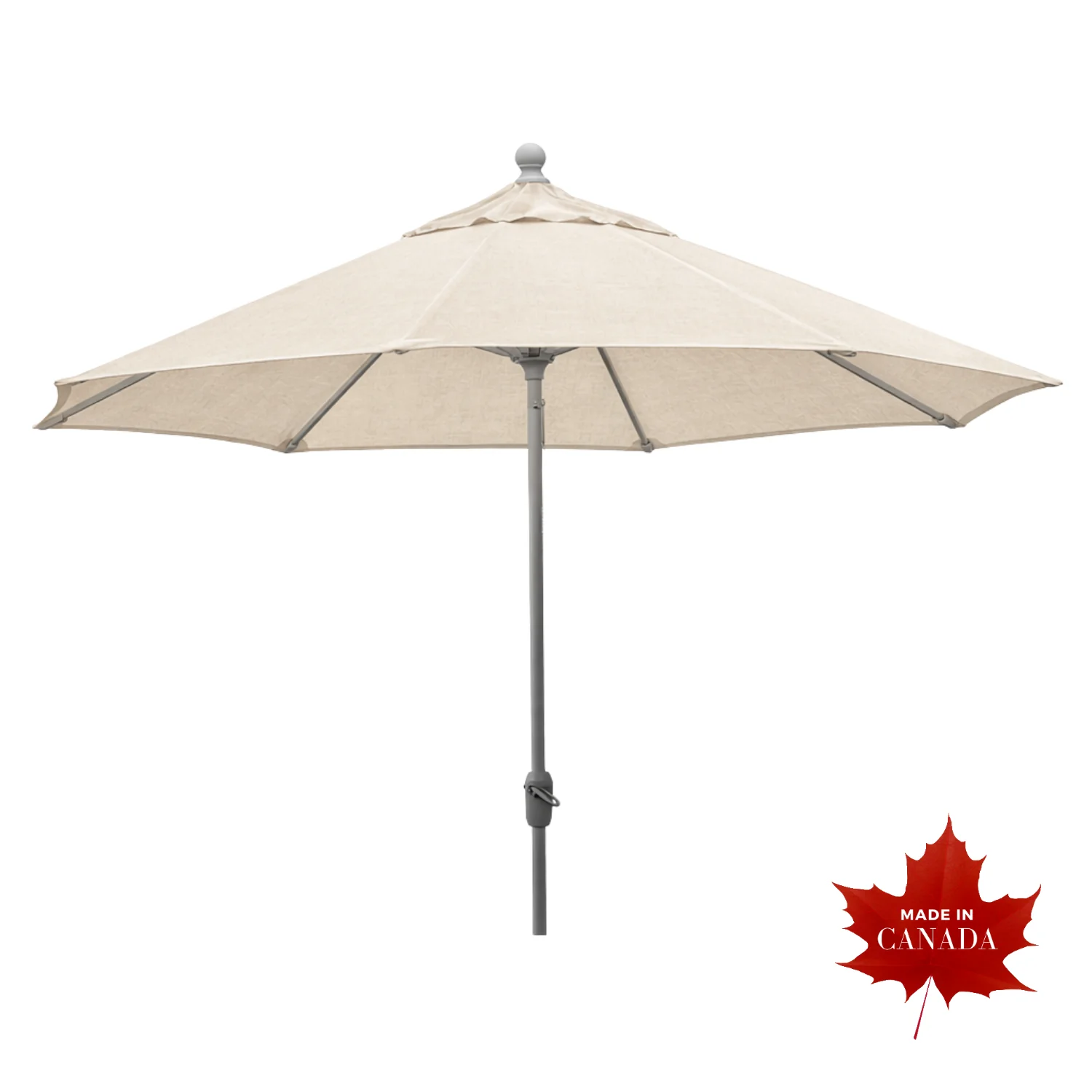 9' Pewter Market Umbrella - Image 7