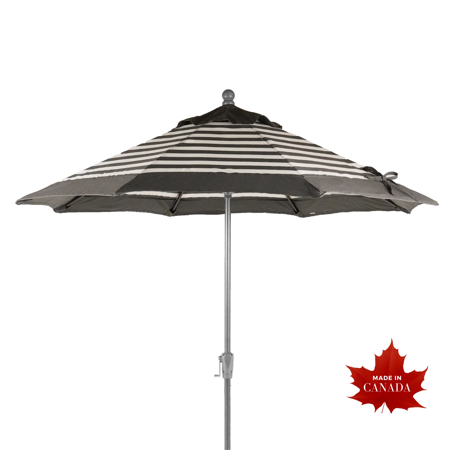 9' Pewter Two-Tone Market Umbrella - Image 6
