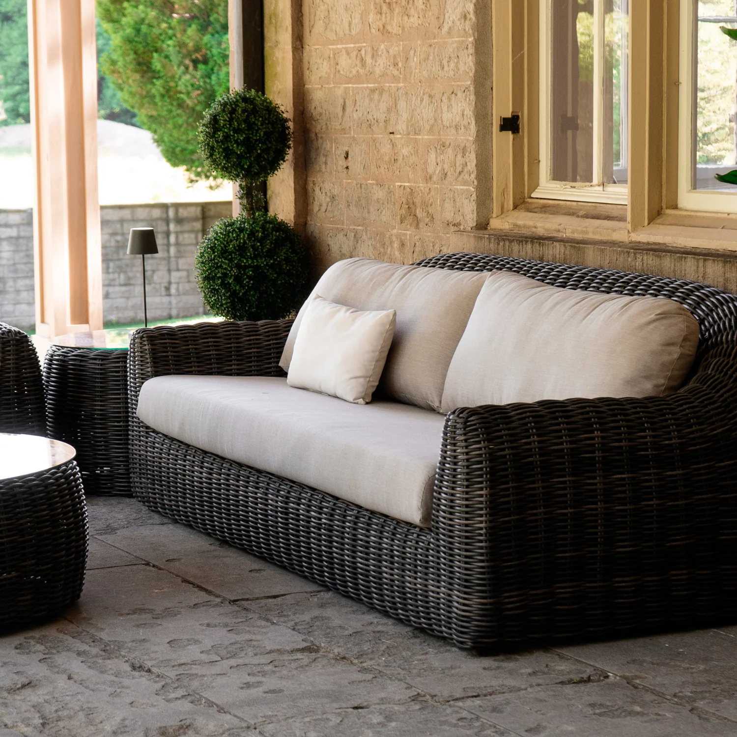 Sherbrooke Wicker Sofa - Image 3
