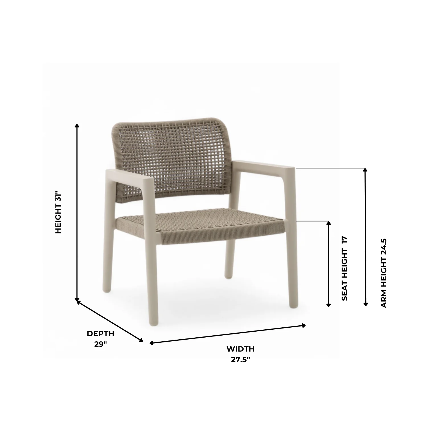 Simcoe-Granby Dining Chat Set - Beige - Image 15