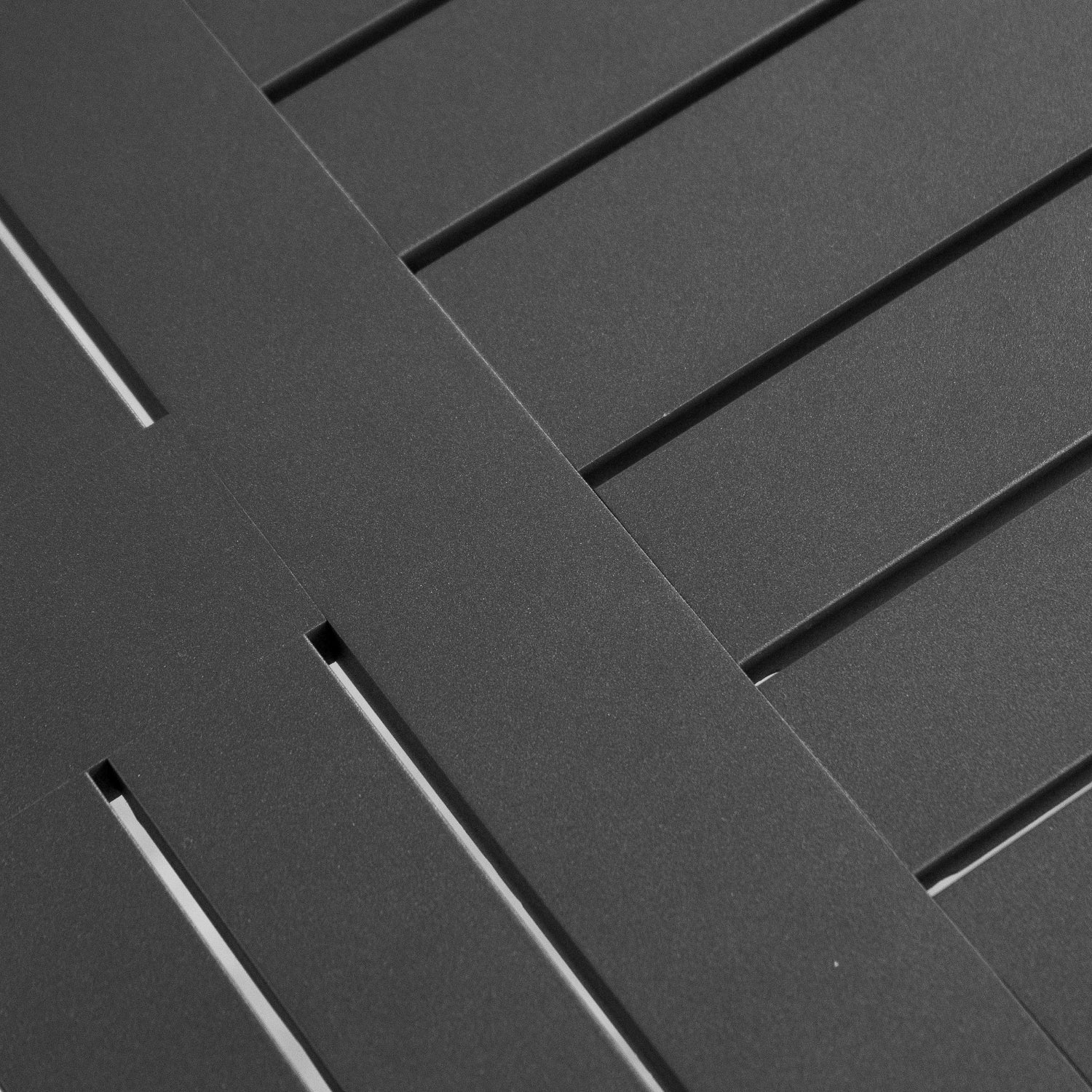 Slat Rectangular 76-102" Dining Tables - Slate Black - Image 10