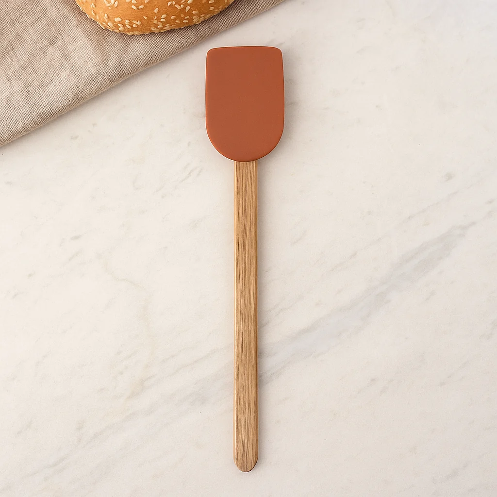 Soren Oak Pastry Spatula - Image 2