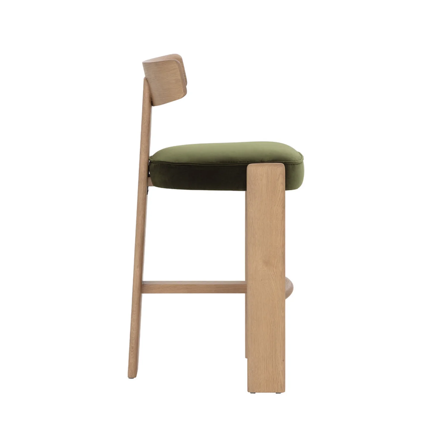 Soren Wood Barstool - Rustic Oak - Image 5