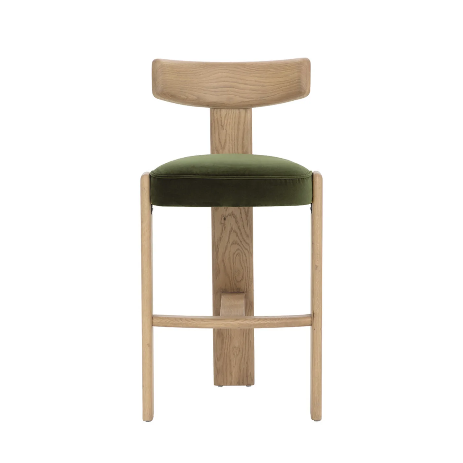 Soren Wood Barstool - Rustic Oak - Image 6