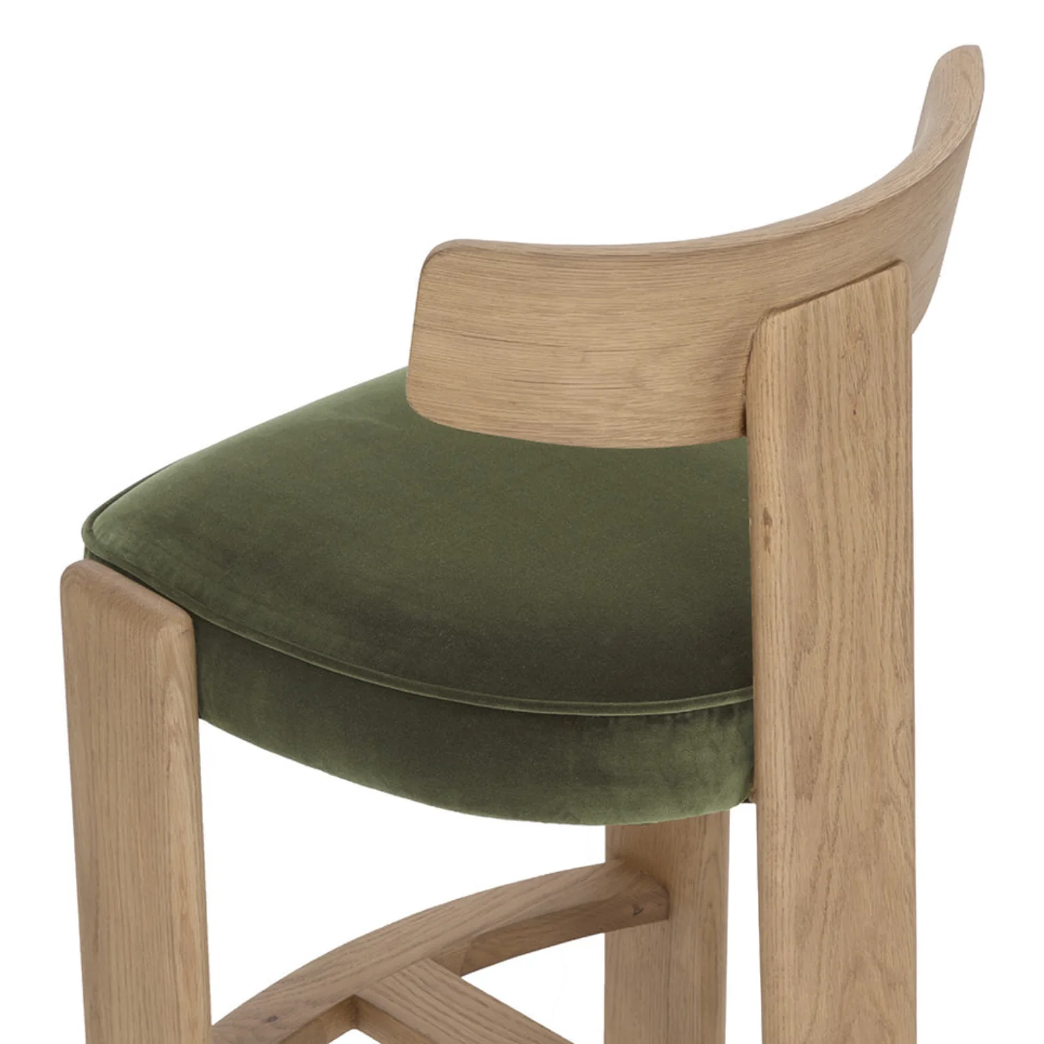 Soren Wood Barstool - Rustic Oak - Image 8