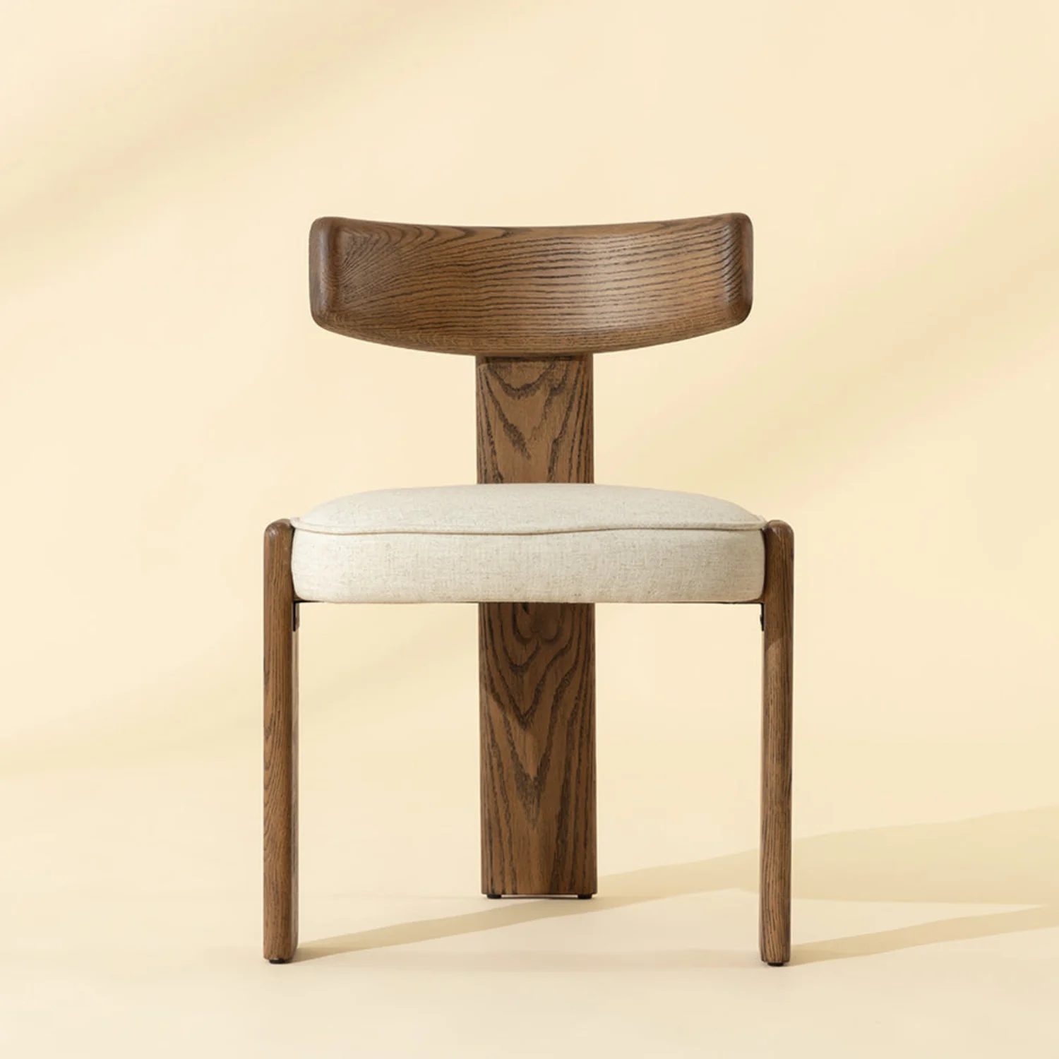 Soren Wood Dining Chair - Warm Brown - Image 2