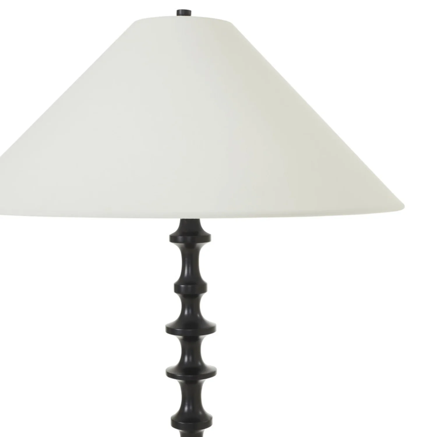 Spire Cast Aluminum Floor Lamp- Matte Black - Image 3