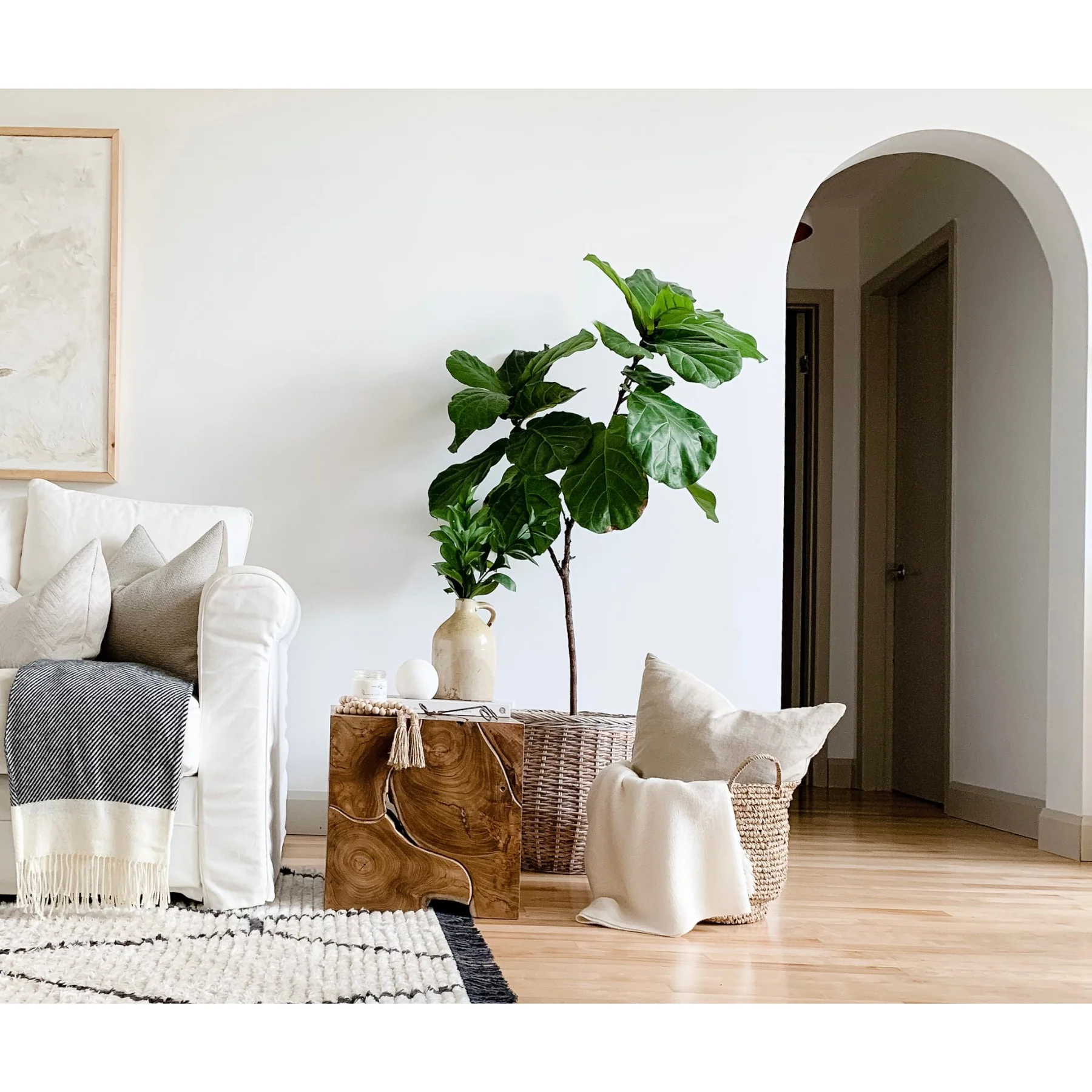 Teak Cube End Table - Image 4
