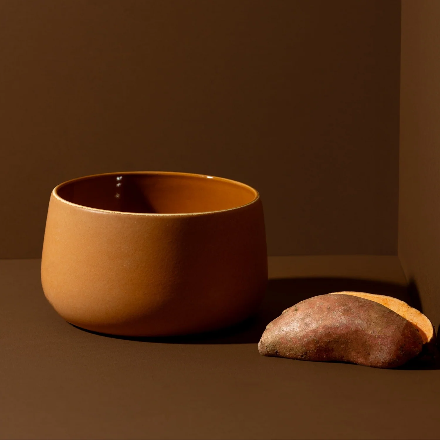 Stoneware Serving Bowl - Terracotta