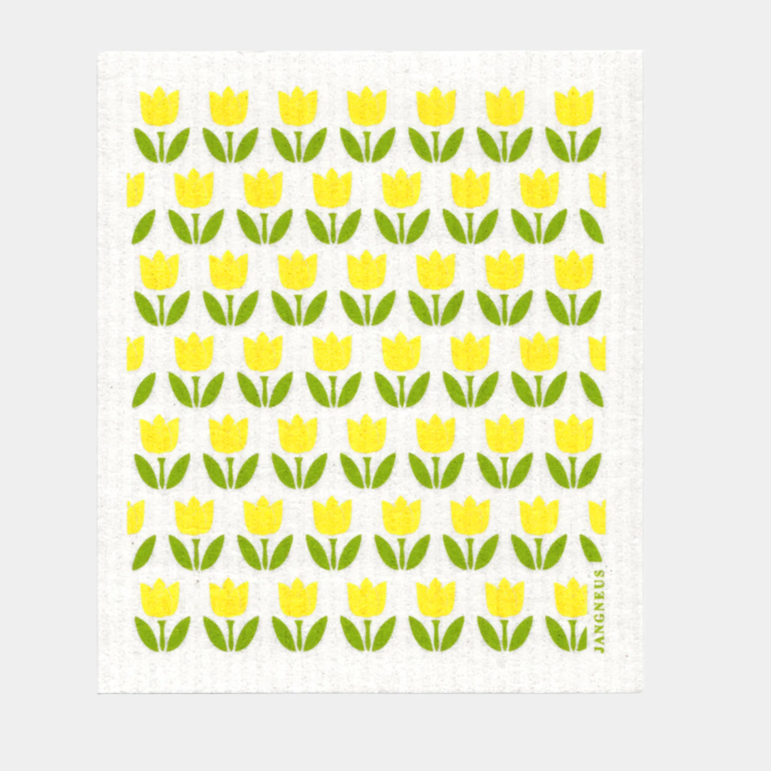 Sunshine Spring Yellow Tulips Swedish Dishcloth
