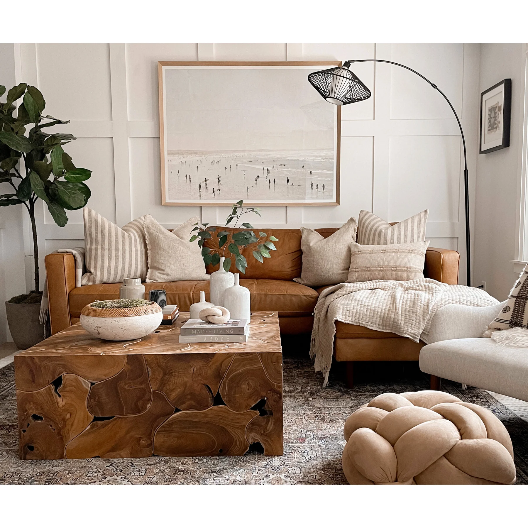 Teak Root Square Coffee Table - Image 5