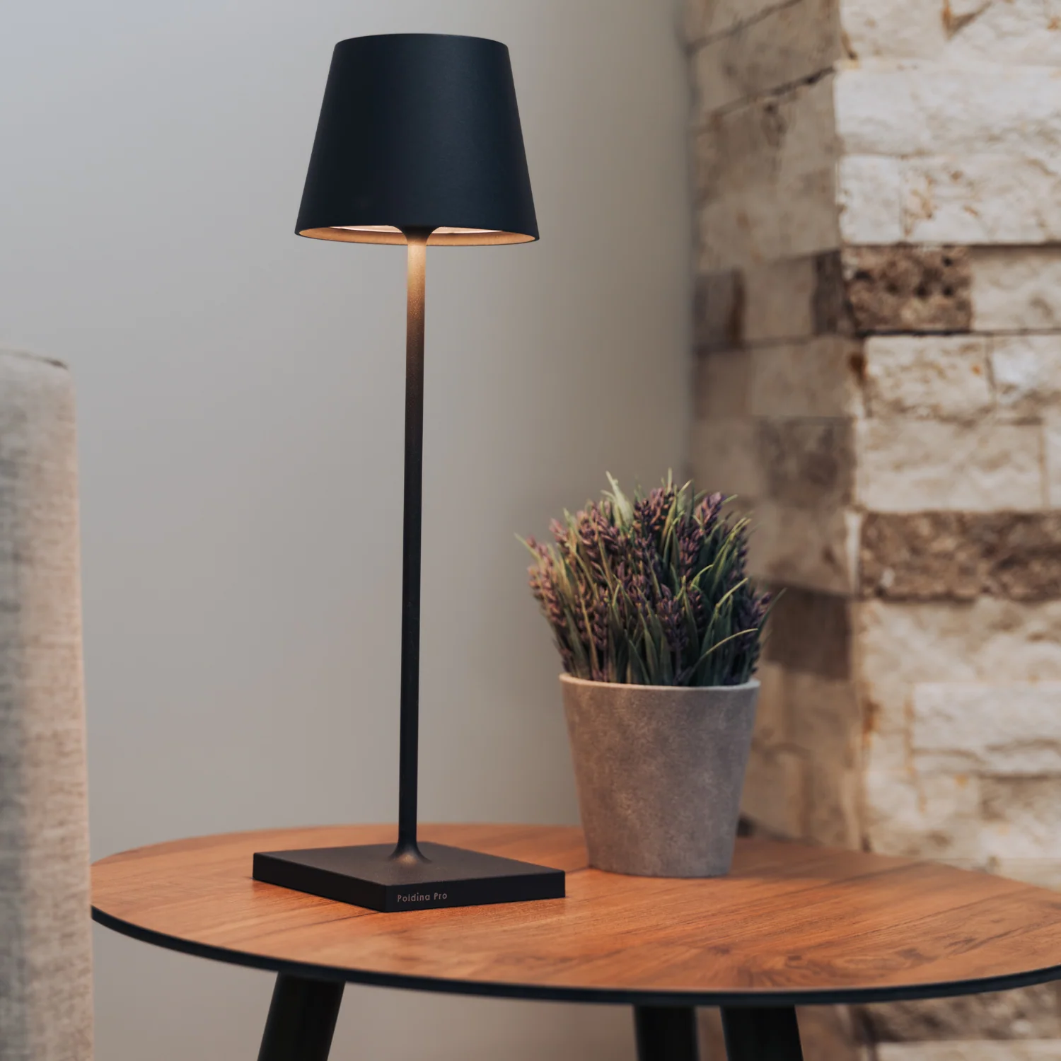 Poldina Pro Cordless Lamp - Dark Grey - Image 3
