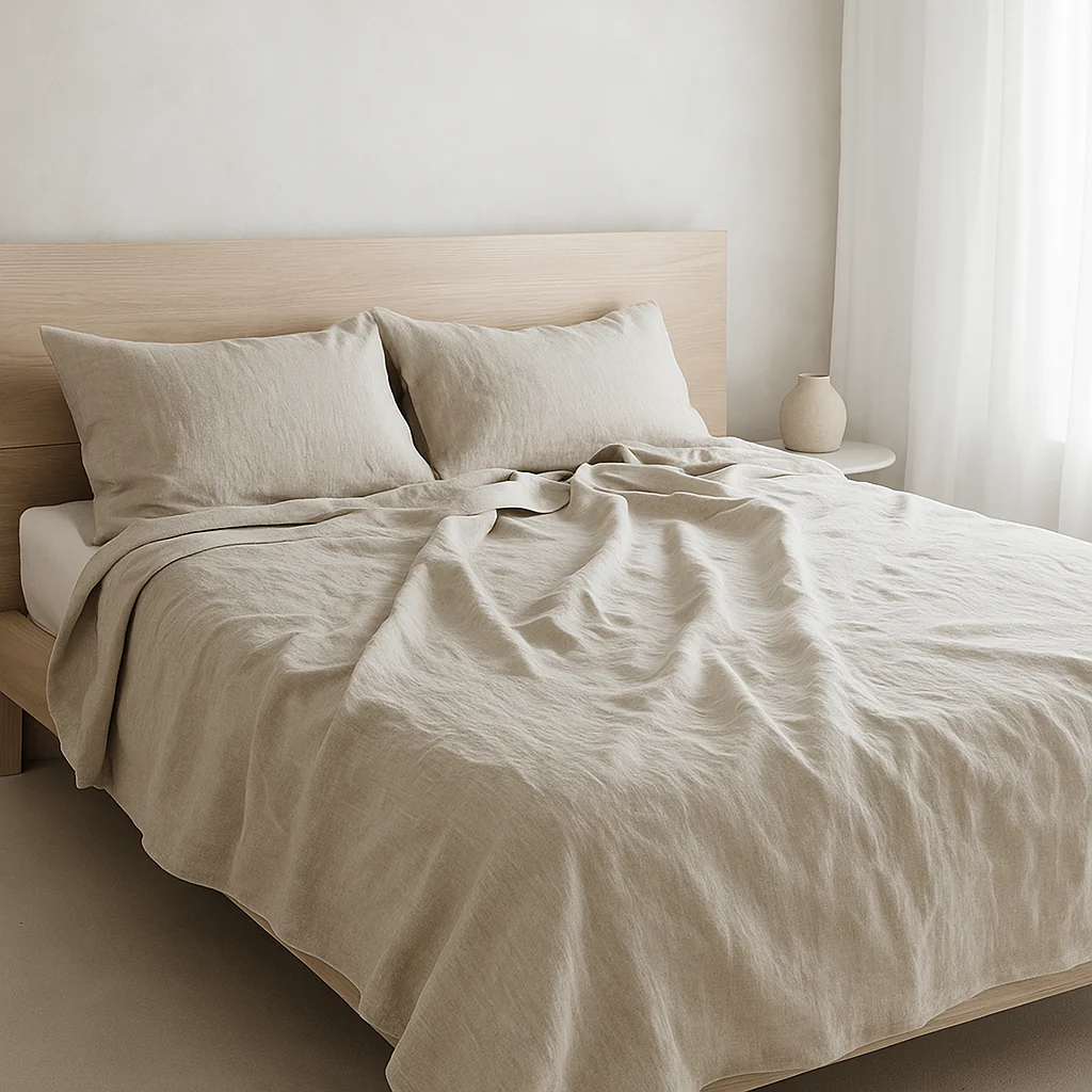 Timmins Natural Linen Pillowcase Set of 2 - Image 2