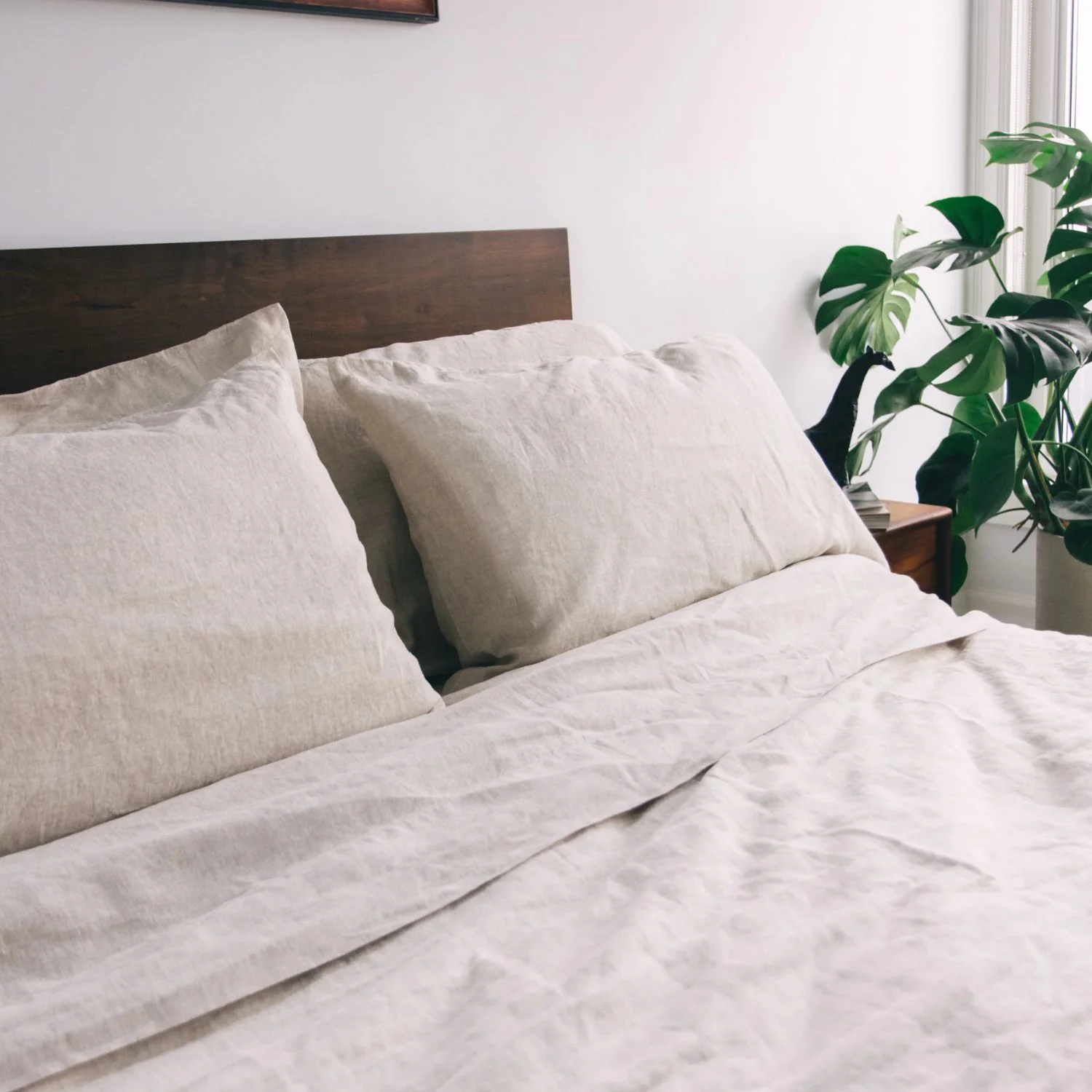Timmins Natural Linen Pillowcase Set of 2 - Image 3