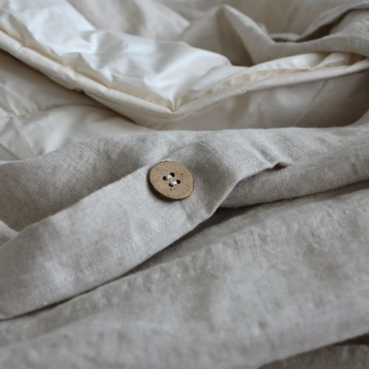 Timmins Natural Linen Duvet Cover - Image 4
