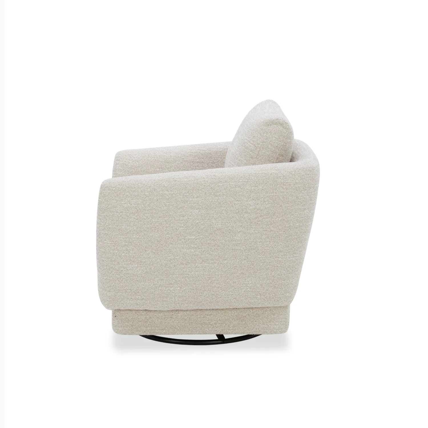 Tundra Swivel Lounge Chair - Jasper Sand - Image 4